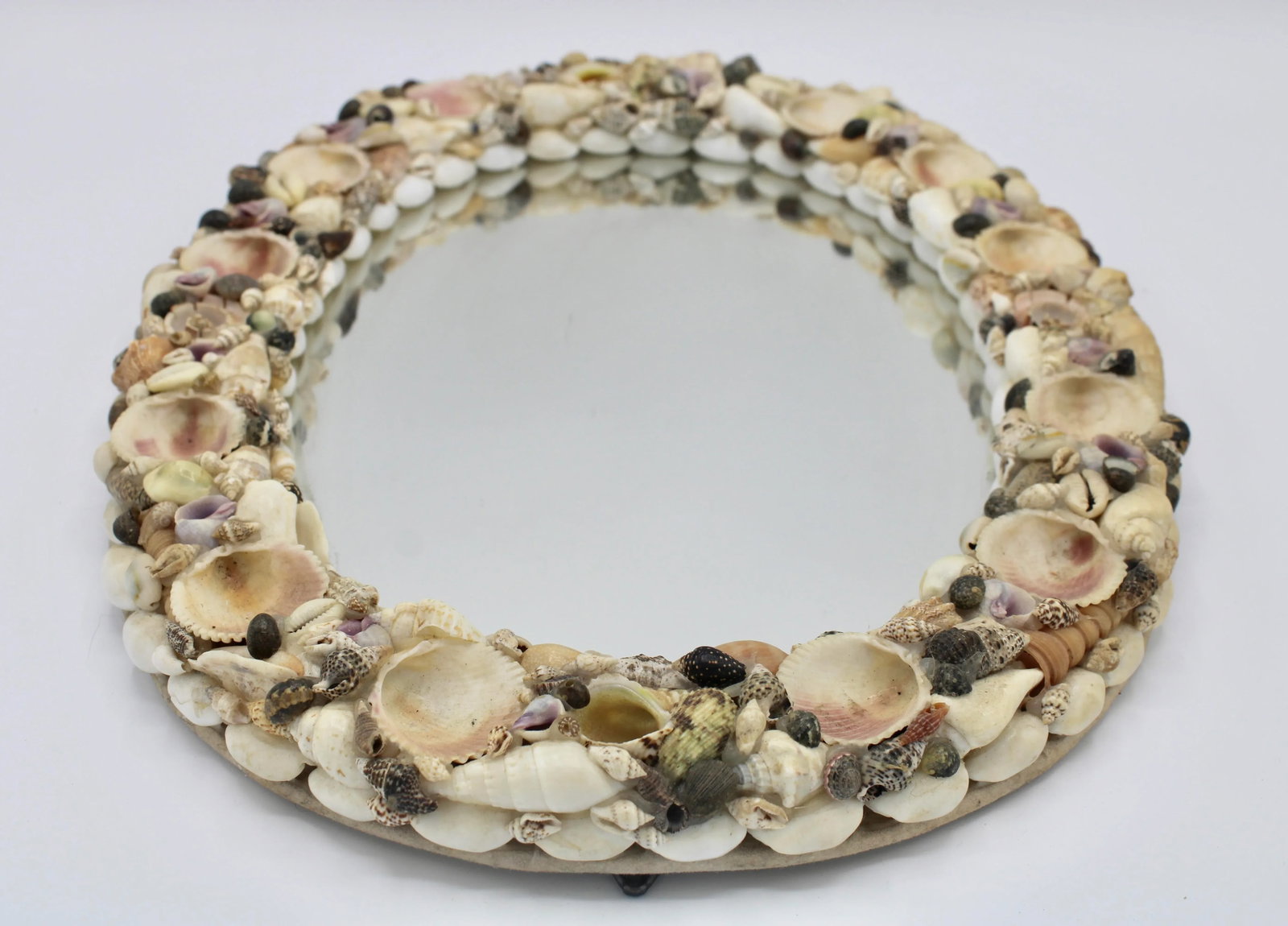 Vintage Seashell Wall Mirror - 3