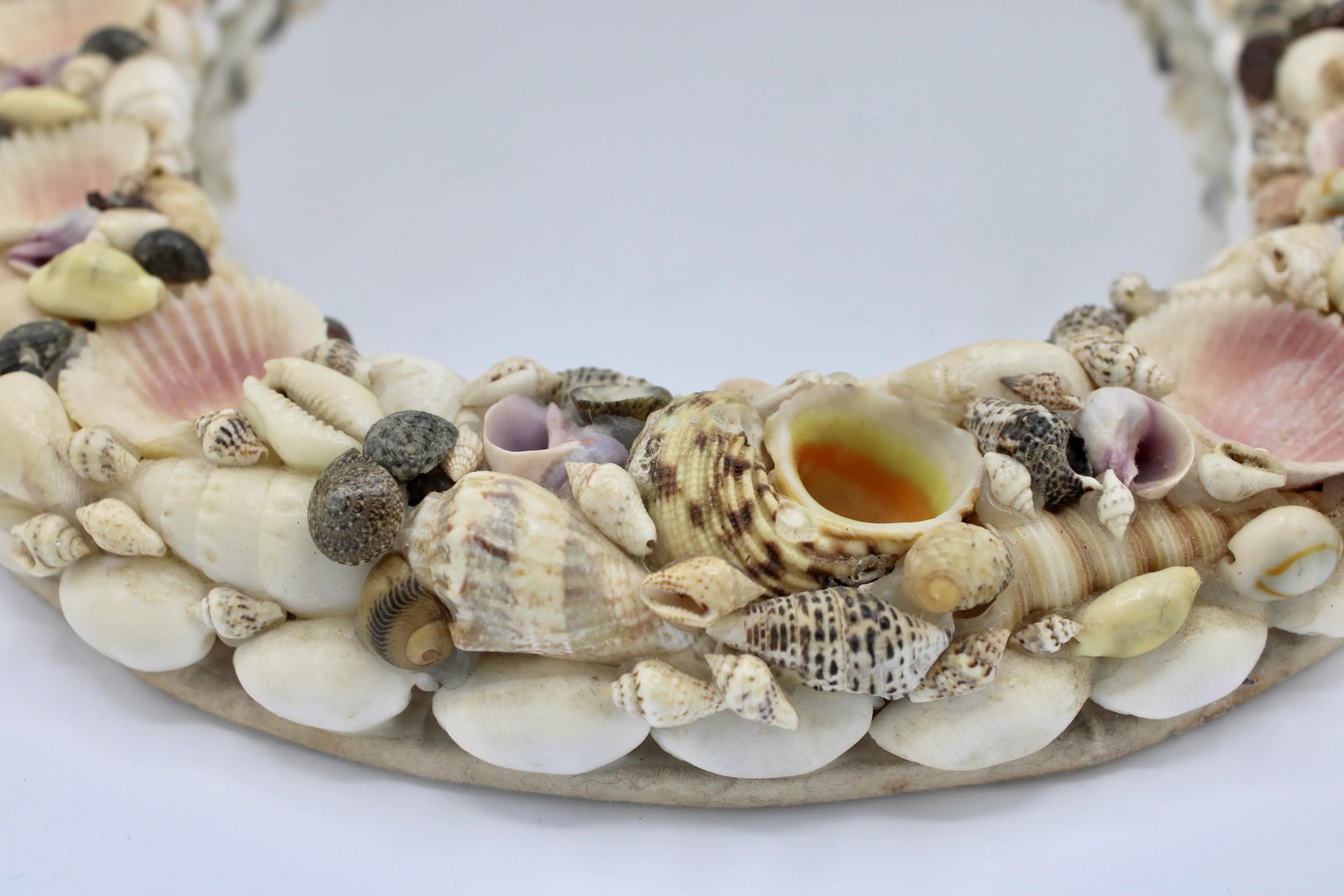 Vintage Seashell Wall Mirror - 7