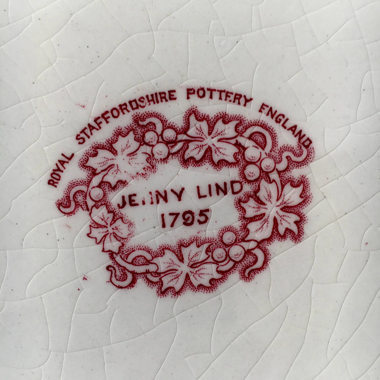 1834 Jenny Lind 1795 Pattern Staffordshire Platter/Dish - 11