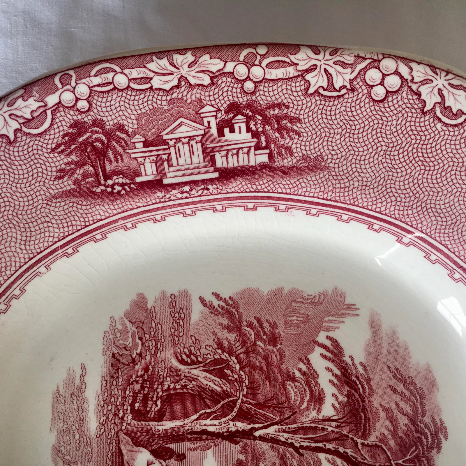 1834 Jenny Lind 1795 Pattern Staffordshire Platter/Dish - 5