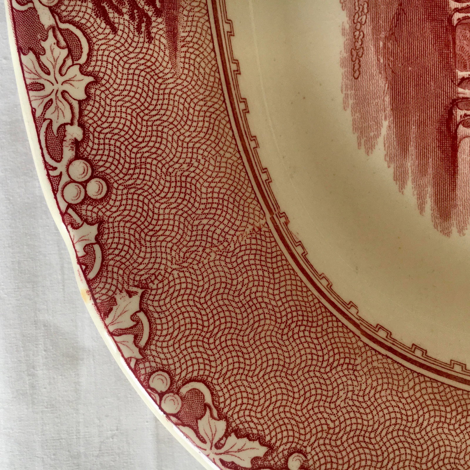 1834 Jenny Lind 1795 Pattern Staffordshire Platter/Dish - 7