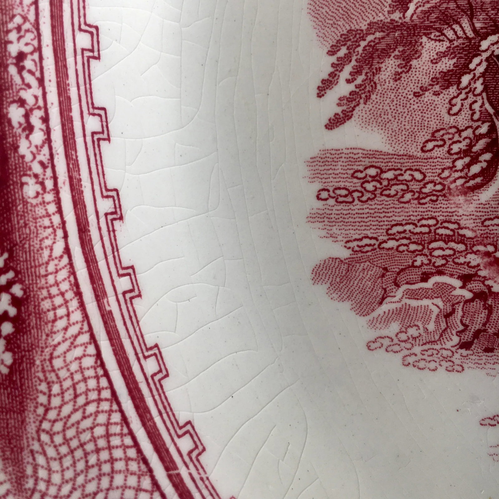 1834 Jenny Lind 1795 Pattern Staffordshire Platter/Dish - 8