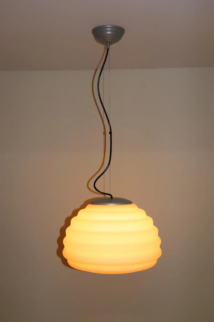 Gianni Rigo Murano Glass Pendant Lamp, Mid-Century Modern - 2