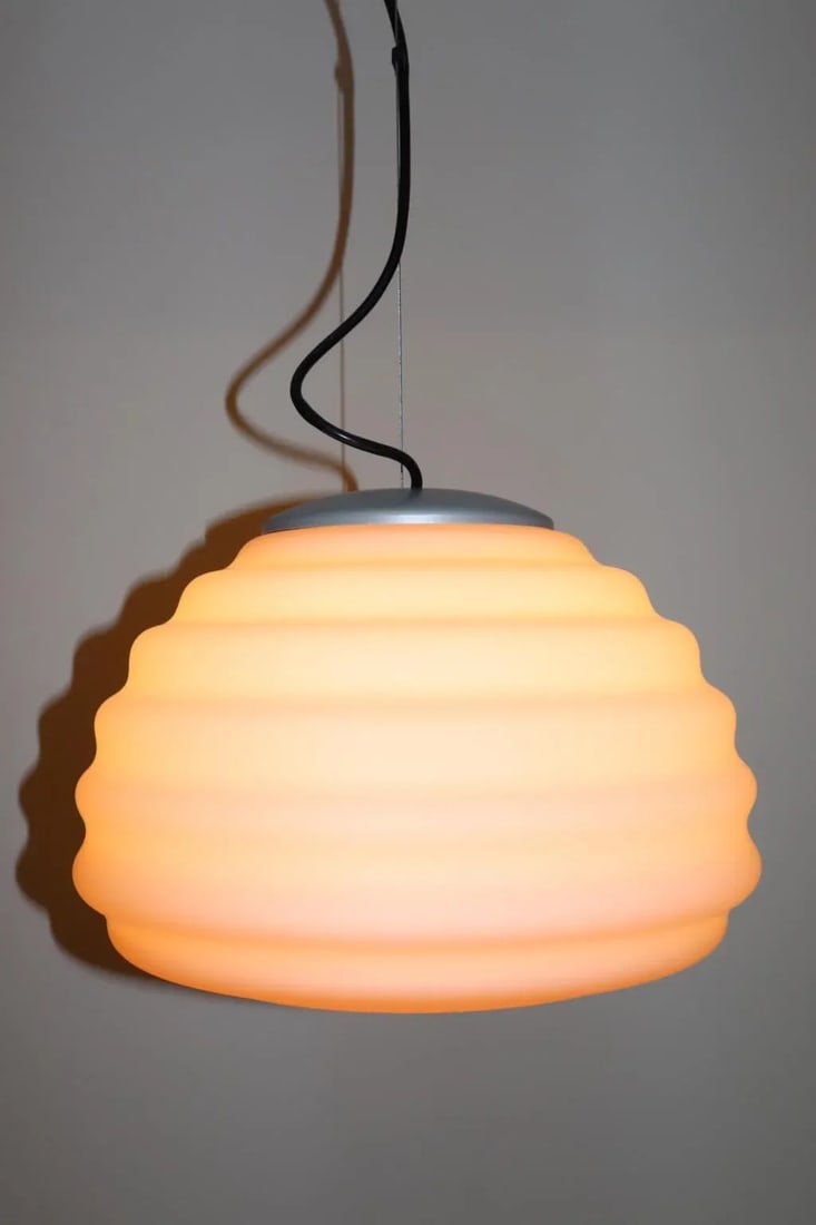 Gianni Rigo Murano Glass Pendant Lamp, Mid-Century Modern - 4