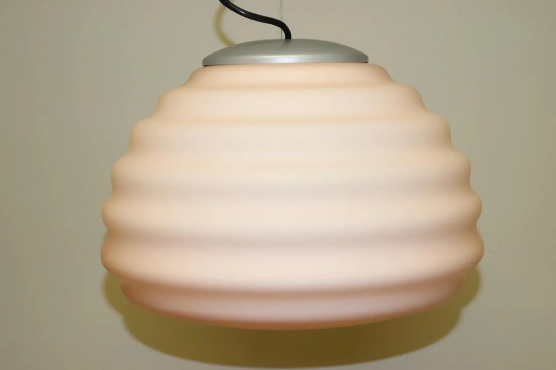 Gianni Rigo Murano Glass Pendant Lamp, Mid-Century Modern - 7