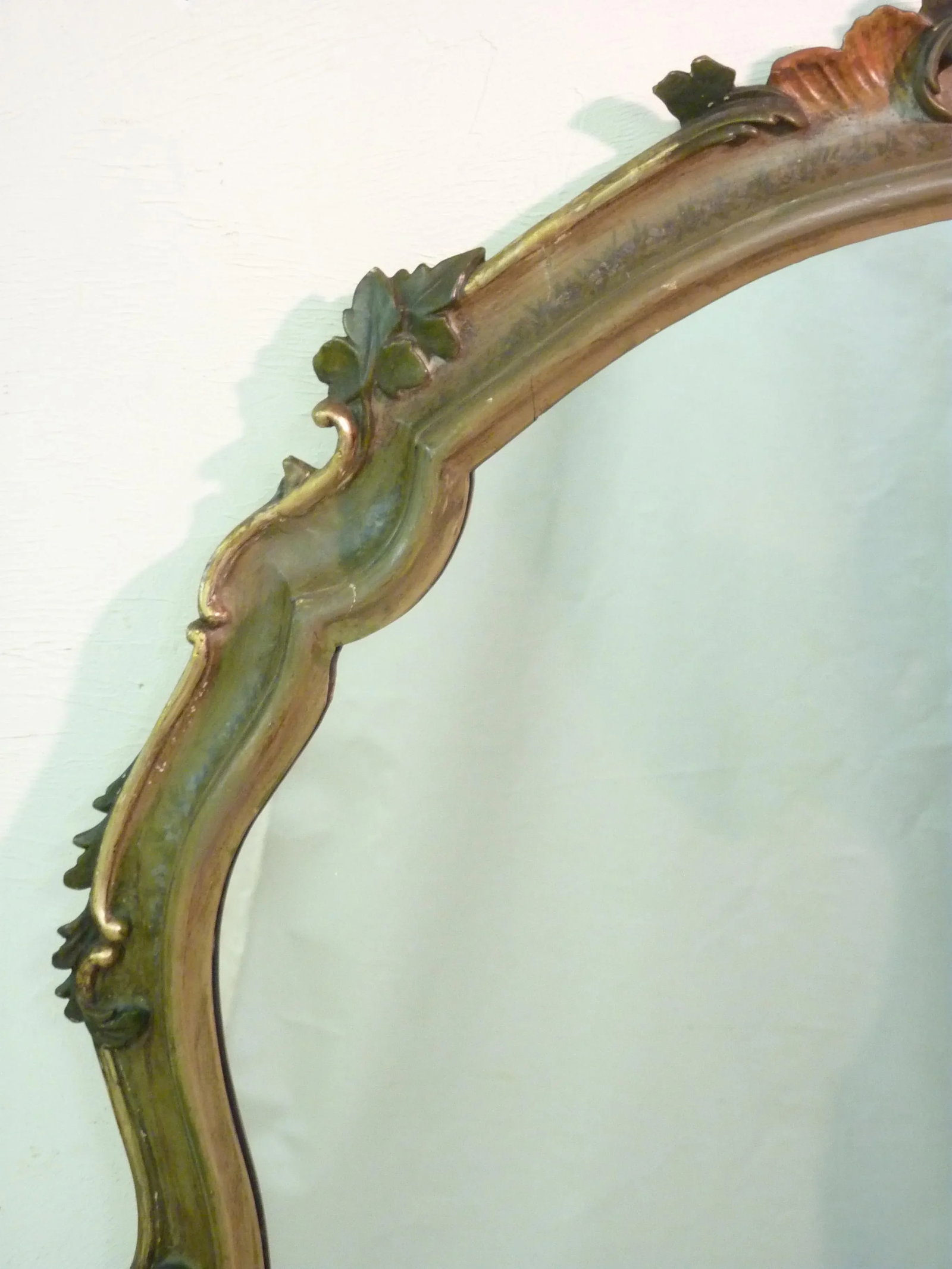 Italian Rococo Style Painted Mirror - 3