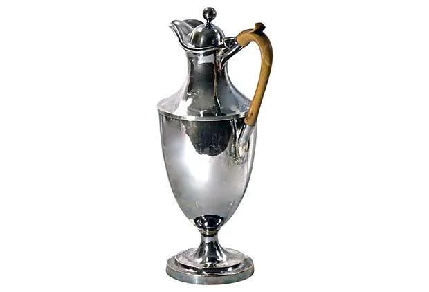 Antique Regency Style Silverplated Pitcher - 2