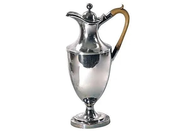 Antique Regency Style Silverplated Pitcher - 4