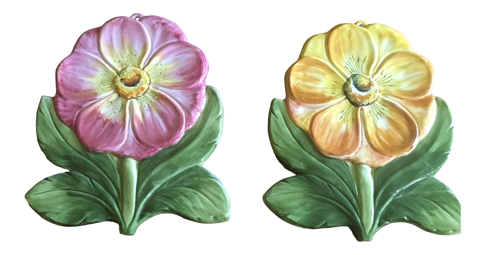 Chelsea House Porcelain Flowers - a Pair: Perfect condition. Italian porcelain. One owner. Condition: Imperfections: No Imperfections Condition Notes: Never used- bought through Chelsea House Origin: Italy Creator: Brand: Chelsea House Inc