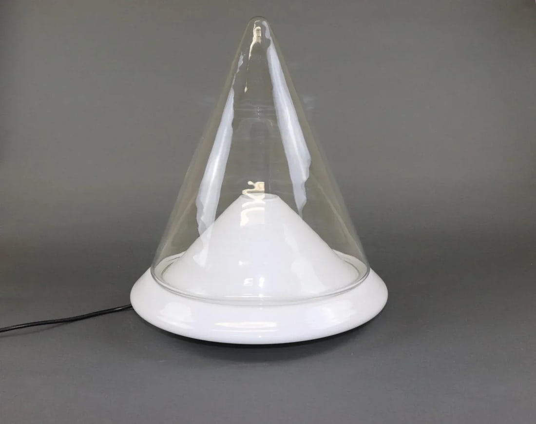 Murano Due "Antea" Murano Glass Table Lamp, Mid-Century Modern - 9
