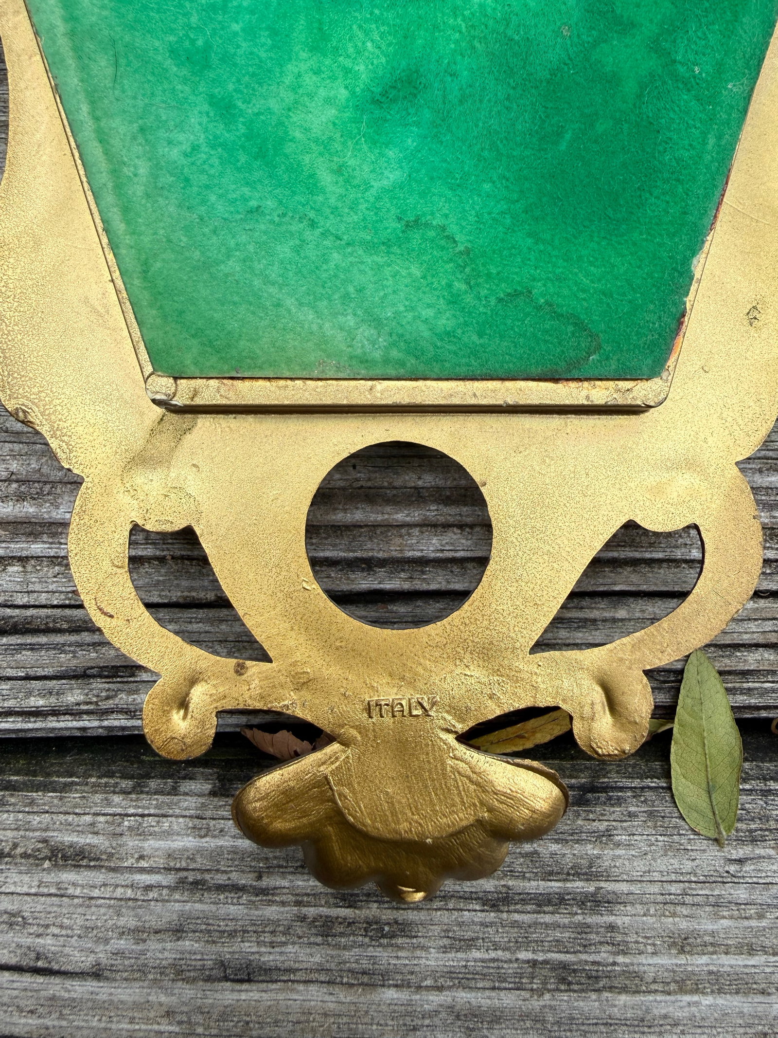 Small Italian Gilded Cherub Wall Mirror - 8