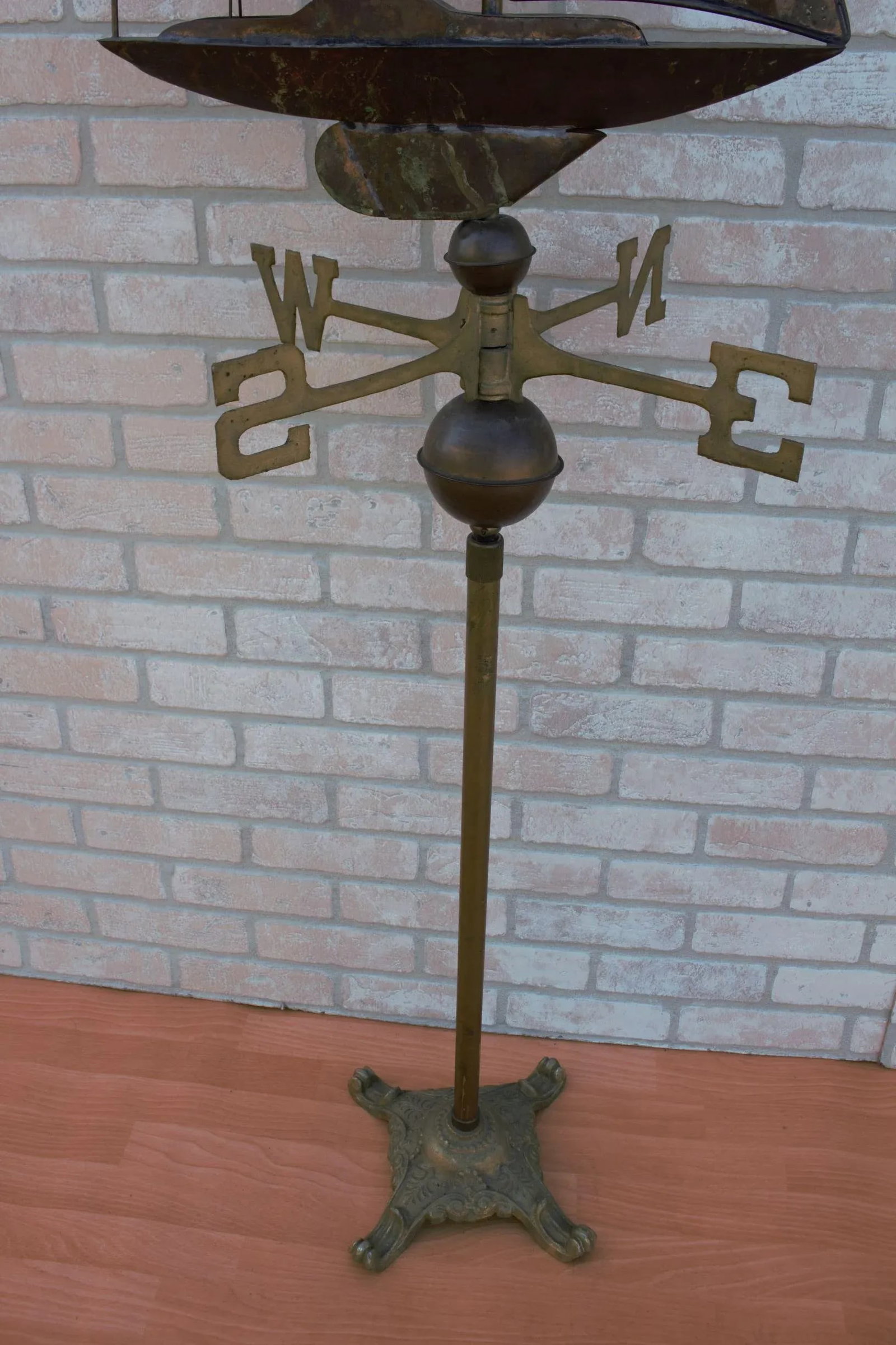 Vintage Copper Boat Weathervane - 9