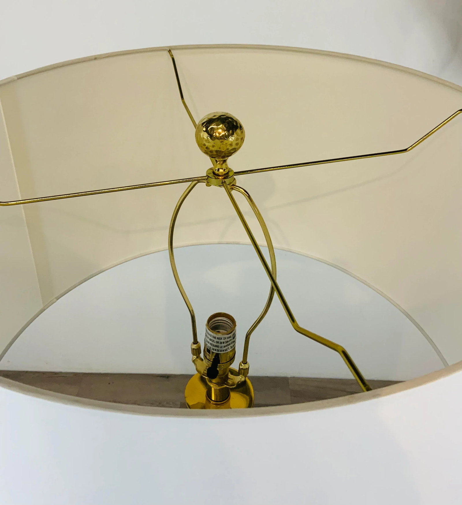 Arteriors Modern Hammered Brass Finished Frida Floor Lamp - 3