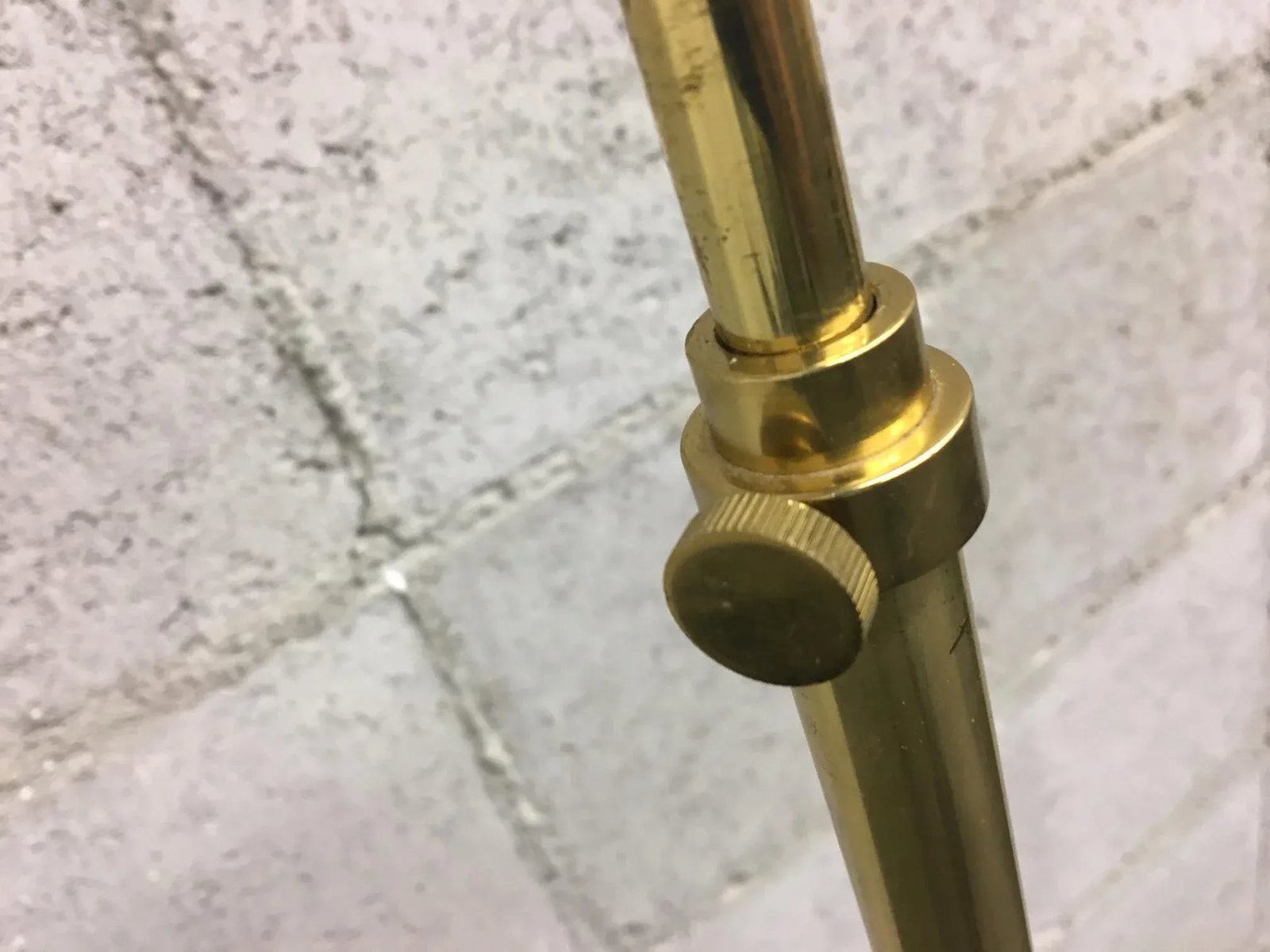 Mid 20th Century Mid Century Modern Brass Arc Floor Lamp - 5