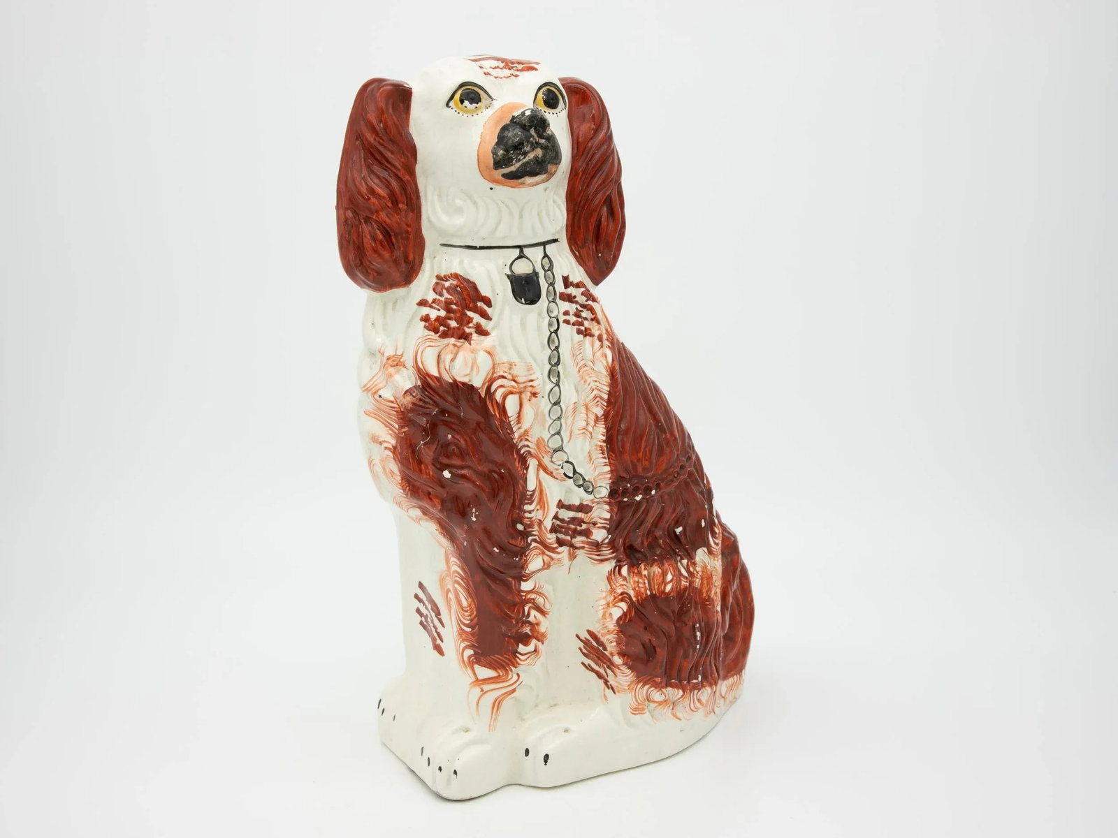 Vintage English Staffordshire Dog - 3