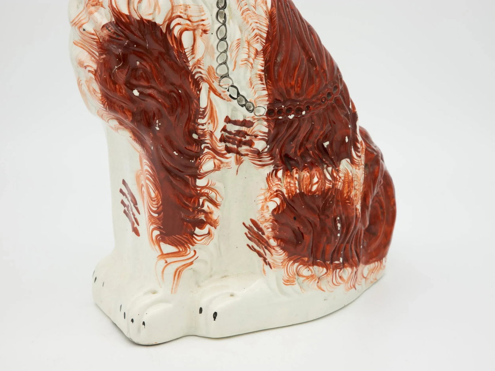 Vintage English Staffordshire Dog - 5