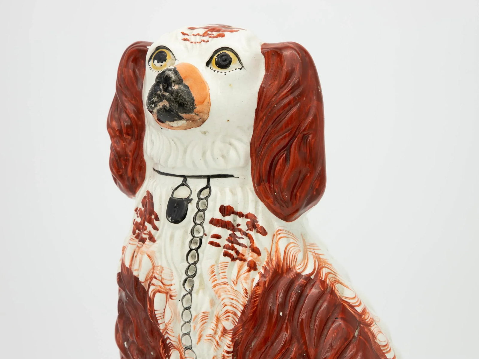 Vintage English Staffordshire Dog - 6