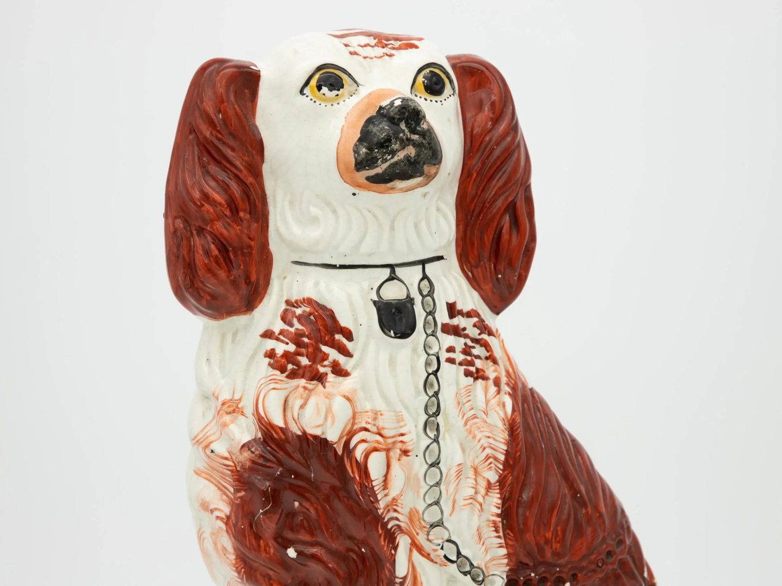 Vintage English Staffordshire Dog - 7