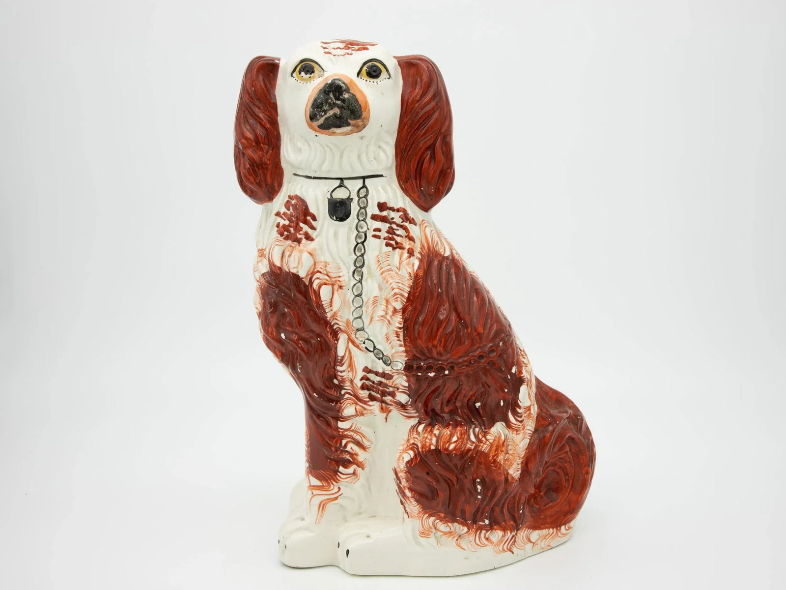Vintage English Staffordshire Dog - 8