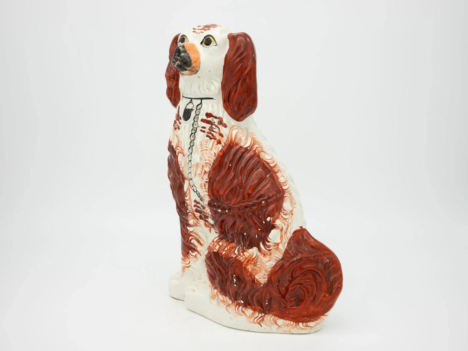 Vintage English Staffordshire Dog - 9