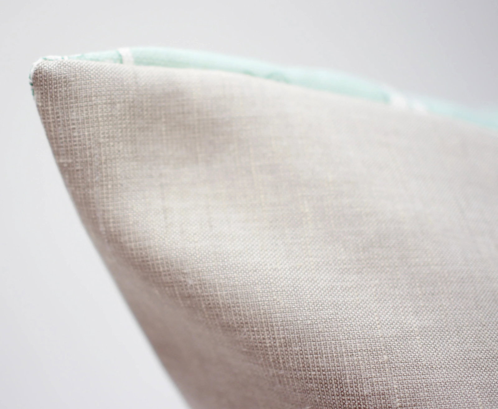 Isobel "60 Oaks" 25" Square Belgian Linen Pillow - 4