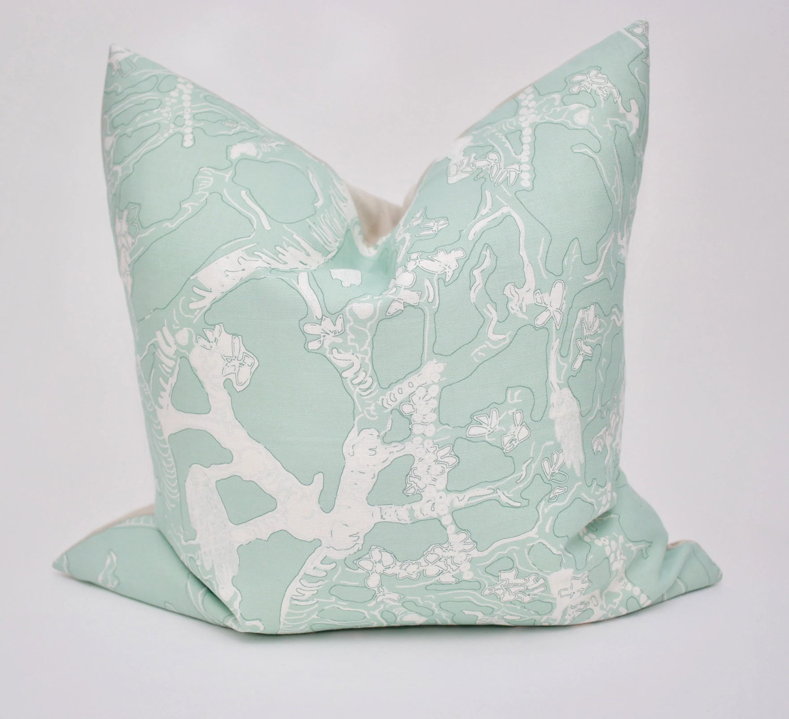 Isobel "60 Oaks" 25" Square Belgian Linen Pillow - 6