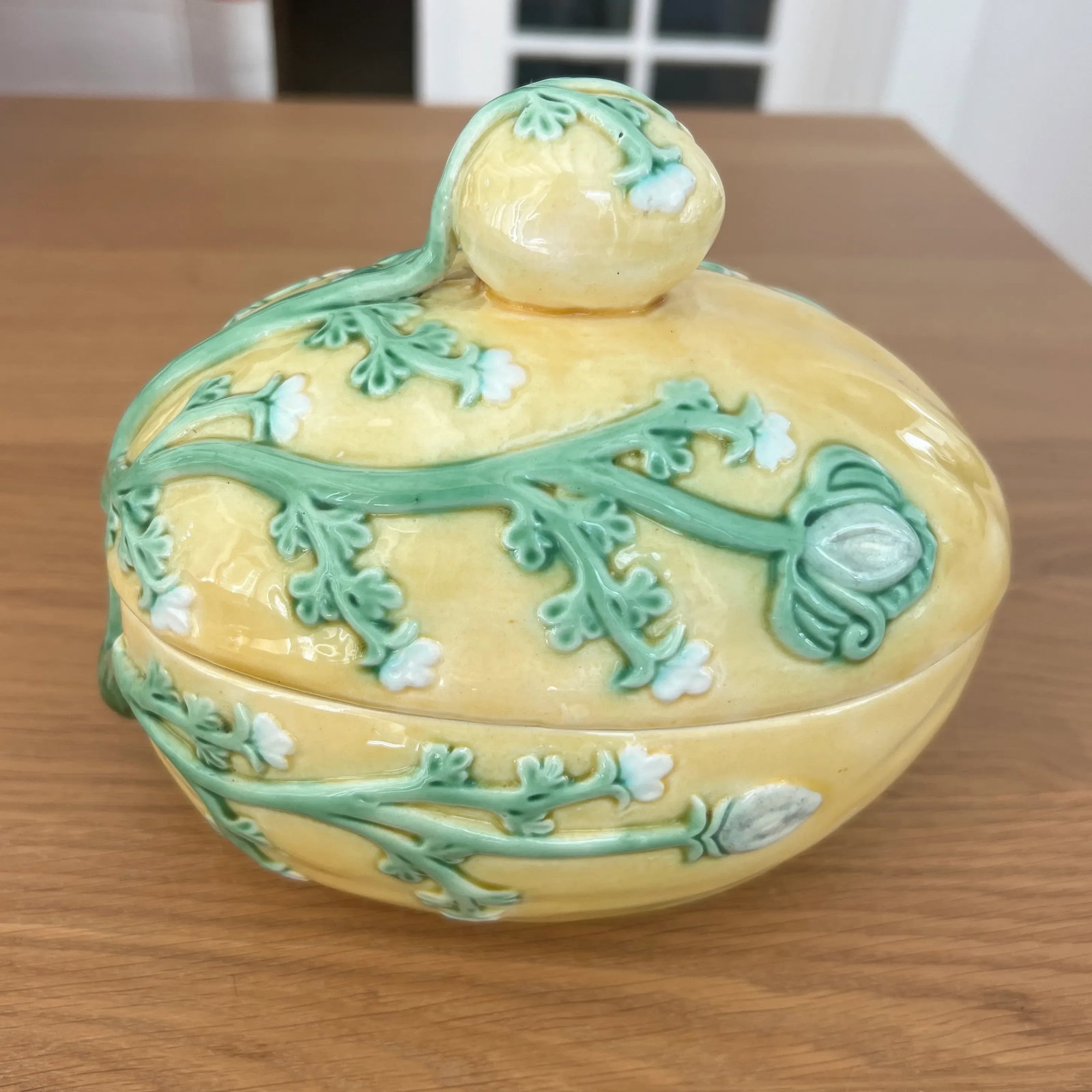 Vintage Portuguese Ceramic Melon Tureen - 2