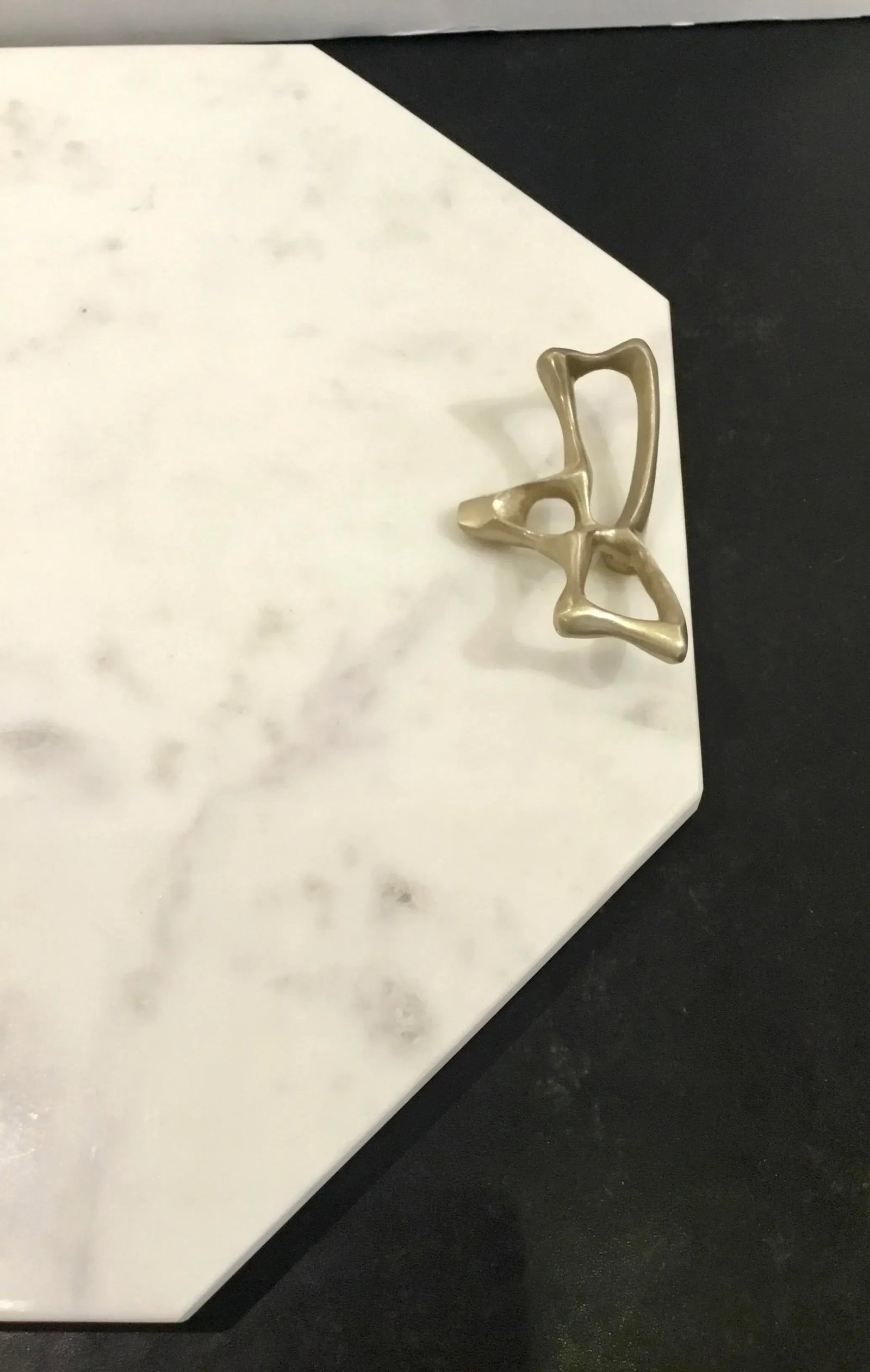 Arteriors Modern White Marble Wakefield Tray - 5