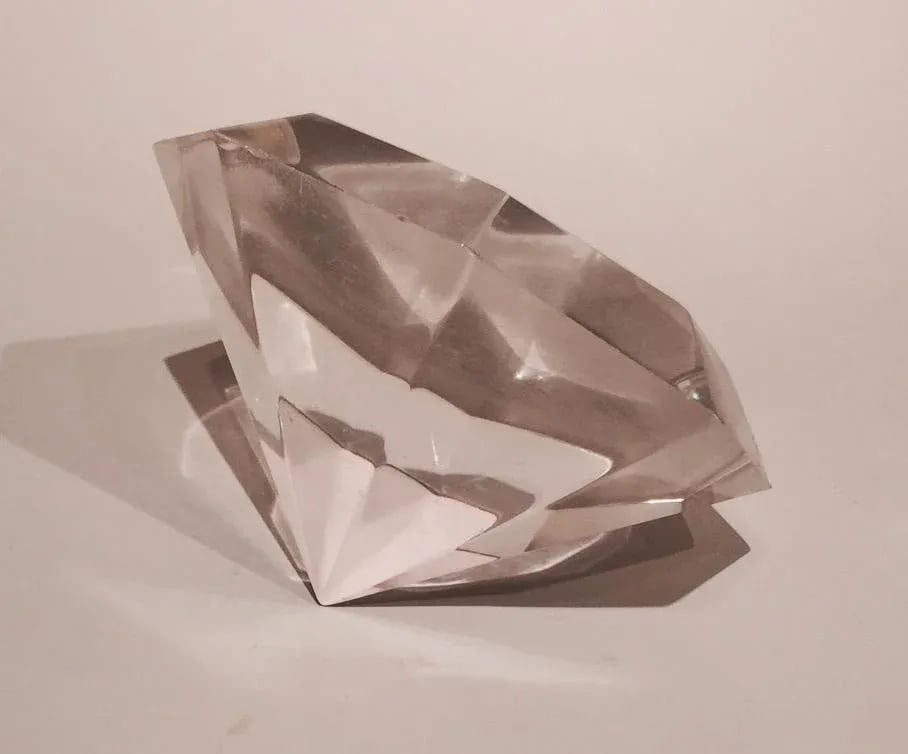 Mid-Century Modern Acrylic Diamond - 4