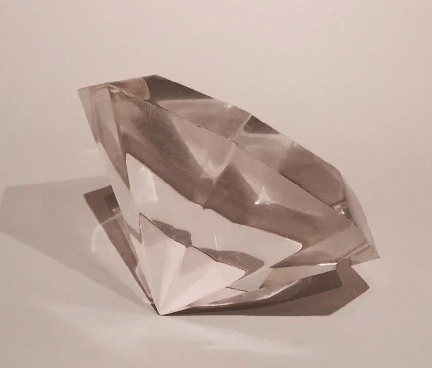Mid-Century Modern Acrylic Diamond - 5