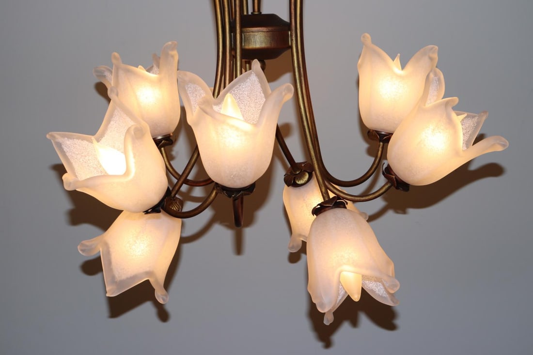 Cierre Studio Italian Handcrafted White Glass Pendant Lamp - 6