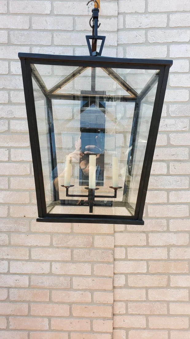 Visual Comfort E. F. Chapman Darlana Bronze Outdoor Wall Lantern - 2