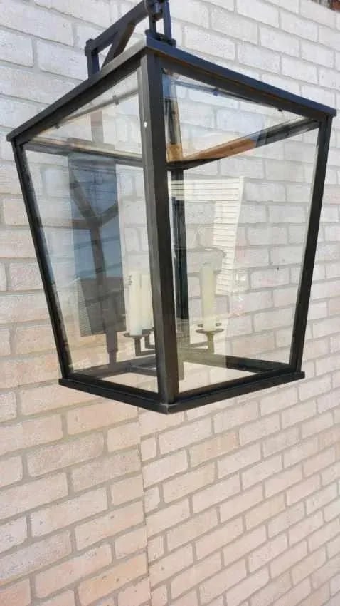 Visual Comfort E. F. Chapman Darlana Bronze Outdoor Wall Lantern - 5