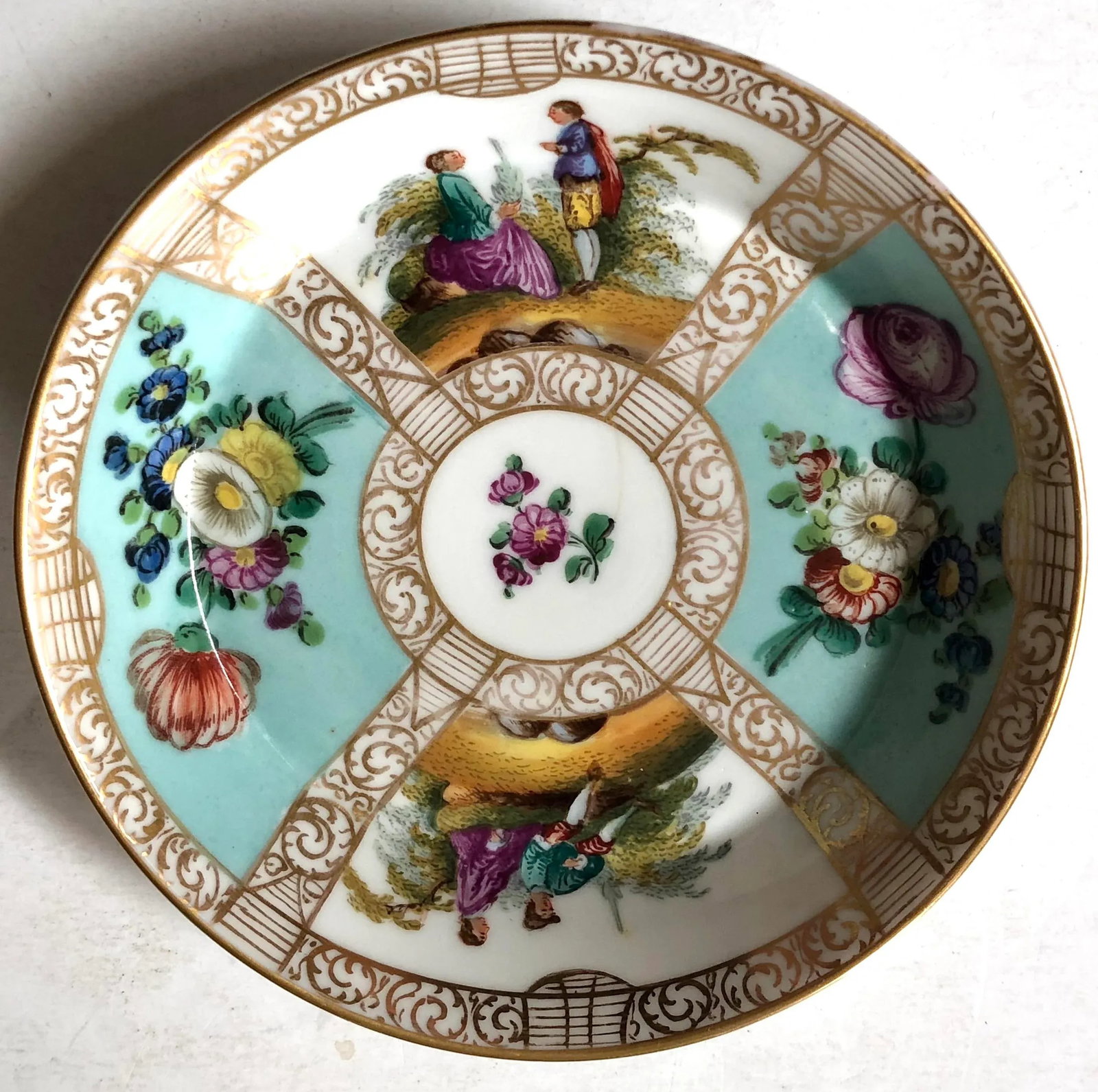 Meissen Coffee Can Cup and Saucer - 3
