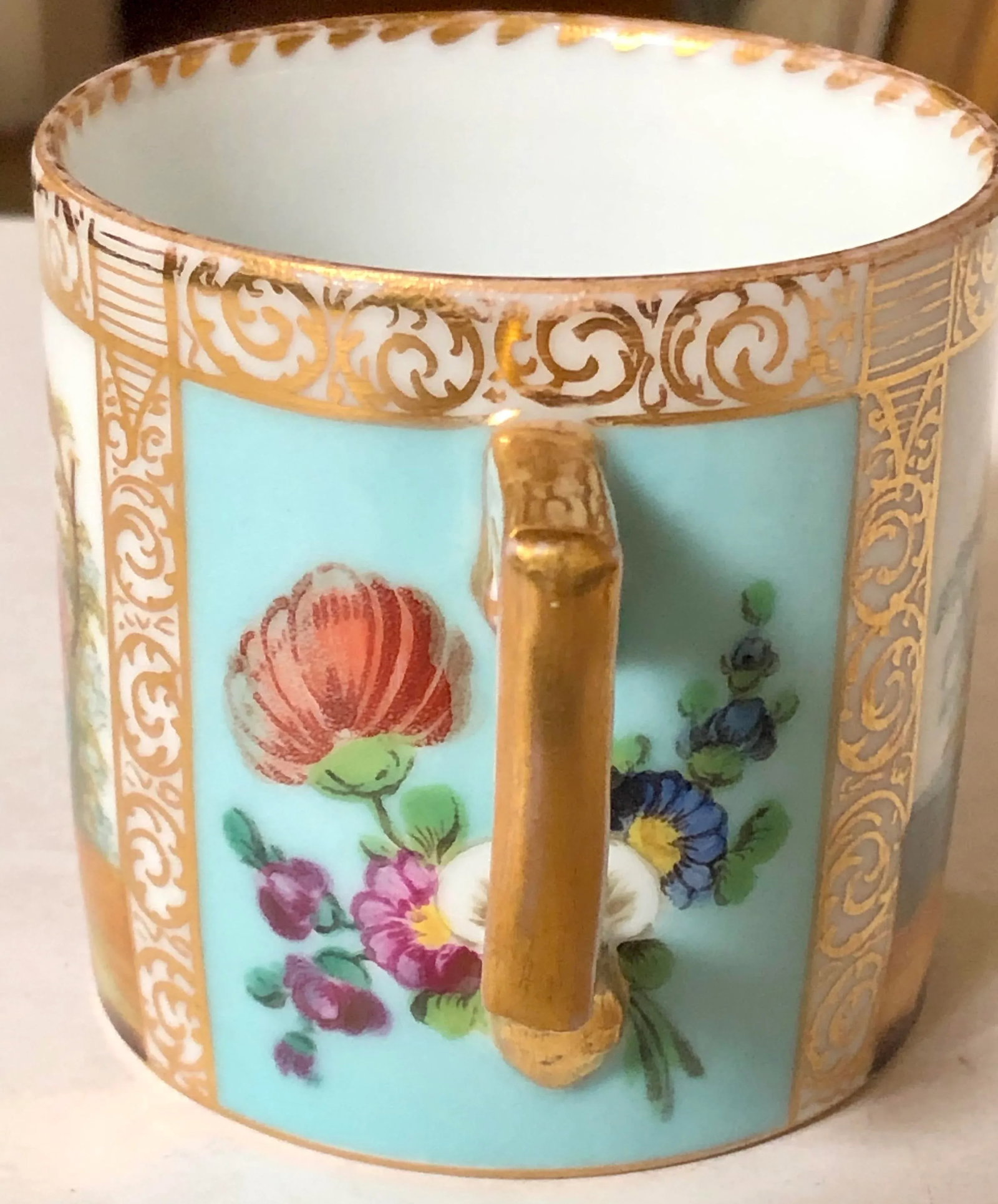 Meissen Coffee Can Cup and Saucer - 7