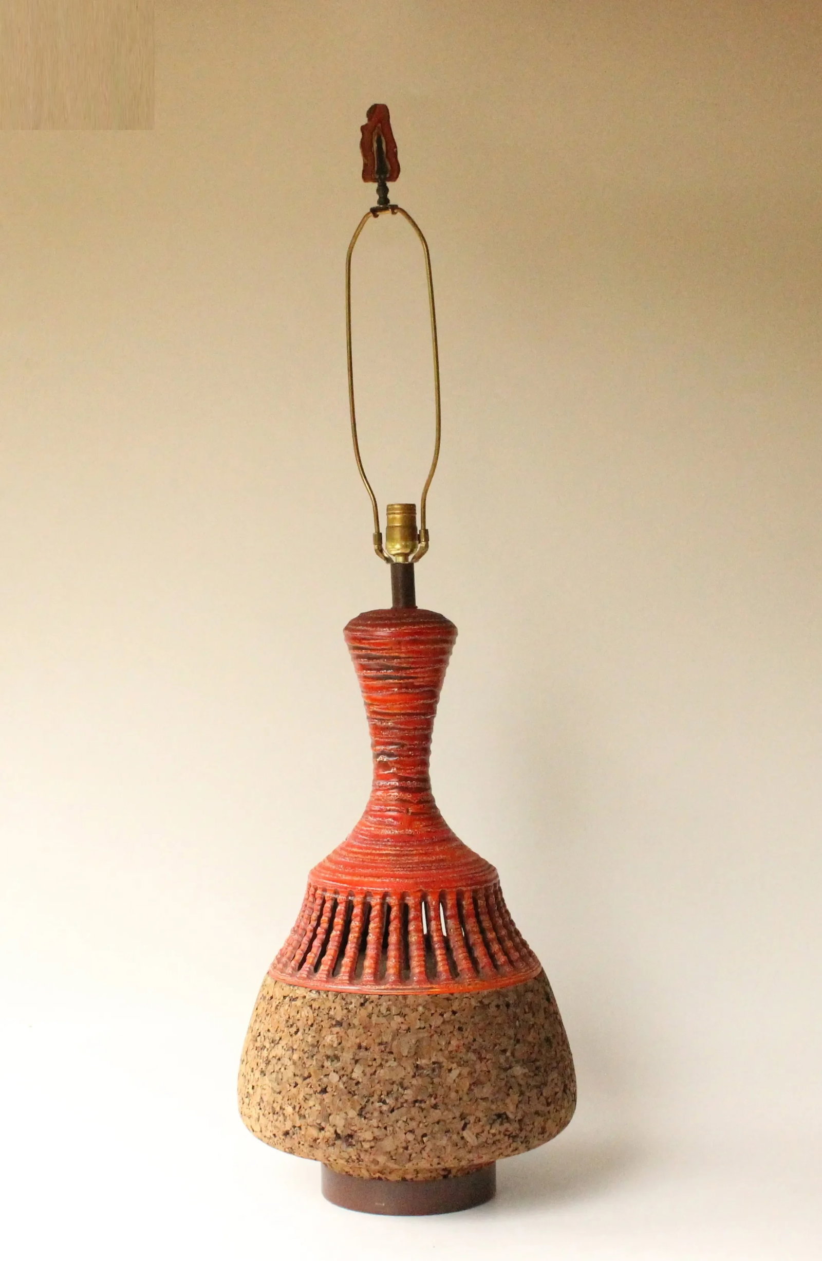 Cork & Pottery Table Lamp - 2
