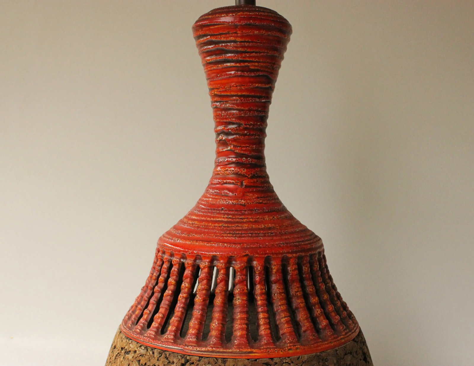 Cork & Pottery Table Lamp - 3