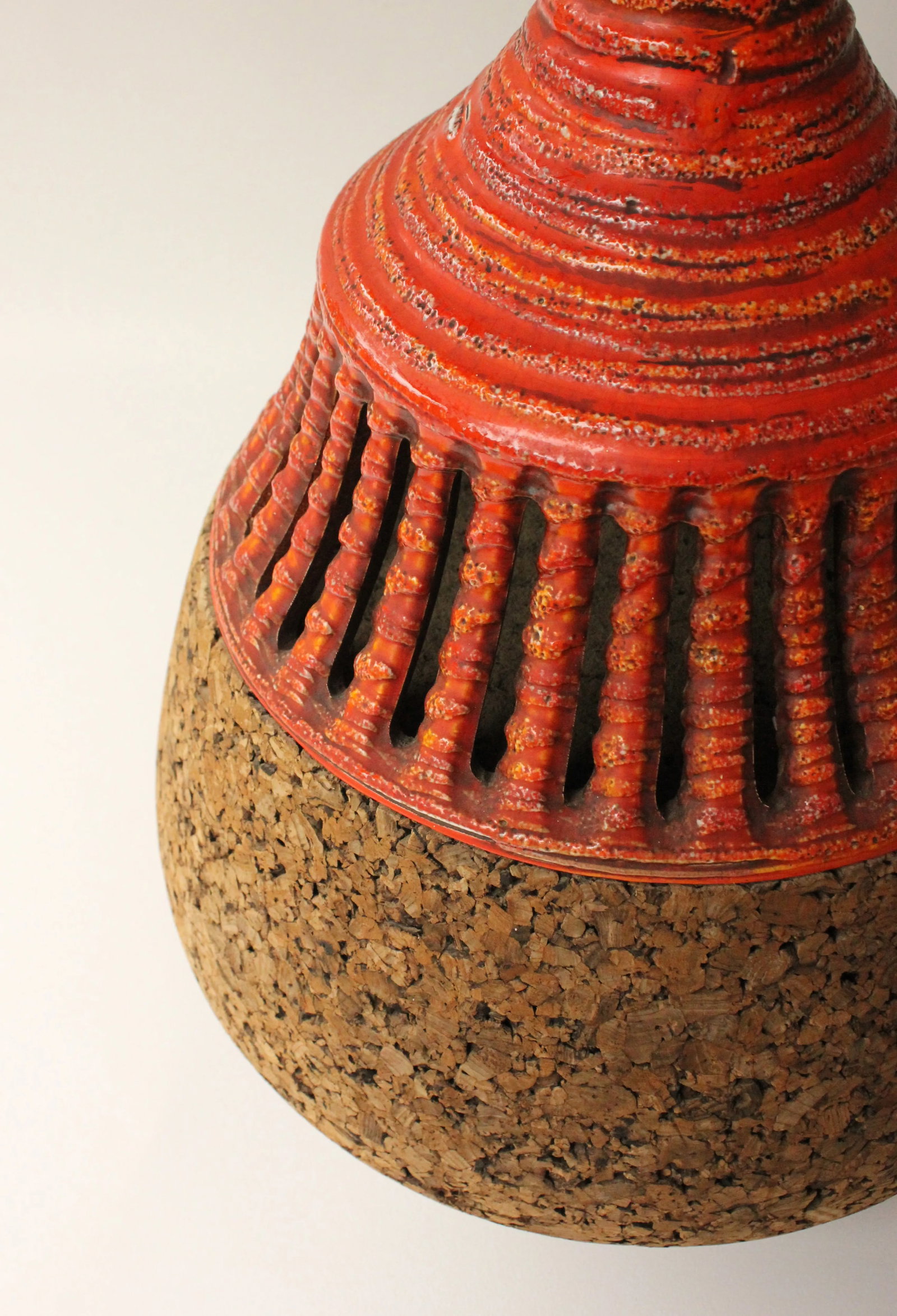 Cork & Pottery Table Lamp - 4
