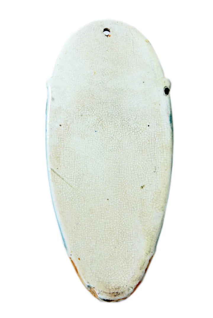 1910s Roseville Cameo Ceramic Wall Pocket - 6