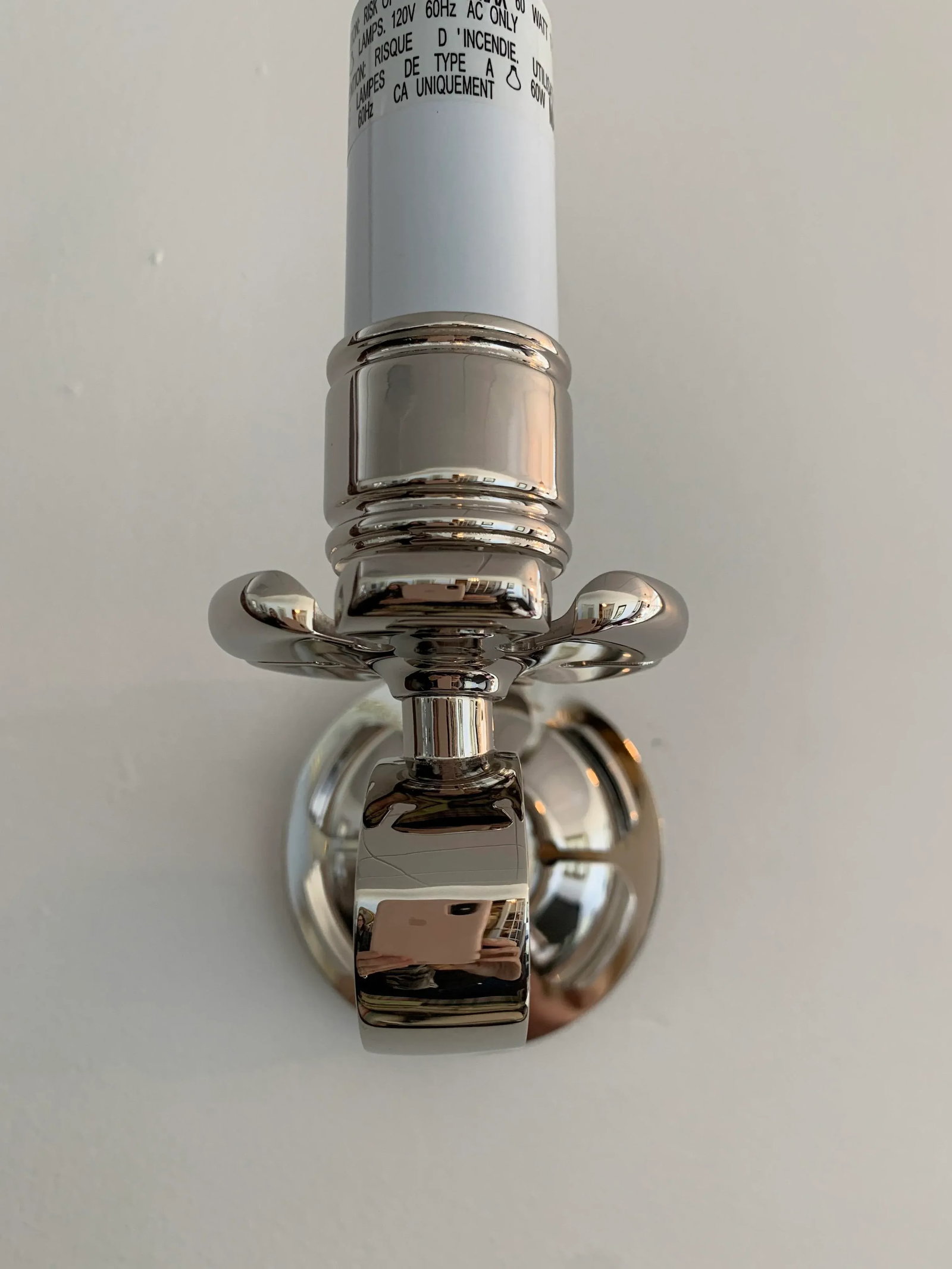 Visual Comfort Bing Single Arm Sconce in Polished Nickel - 2
