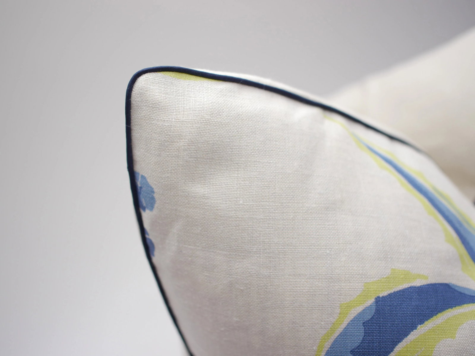 Lake August "Agave Americana" 24" Square Hand Blocked Linen Pillow - 2