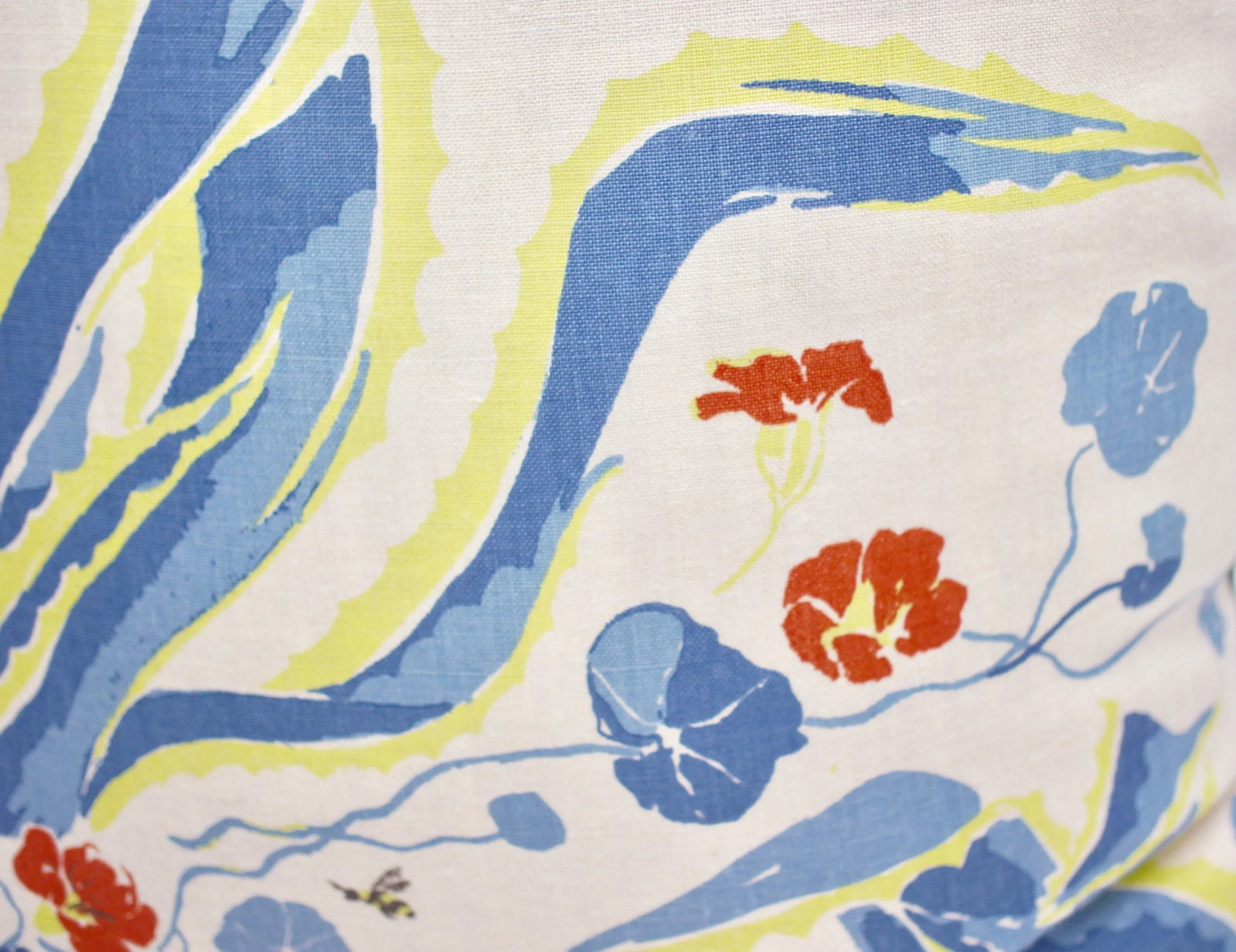 Lake August "Agave Americana" 24" Square Hand Blocked Linen Pillow - 5