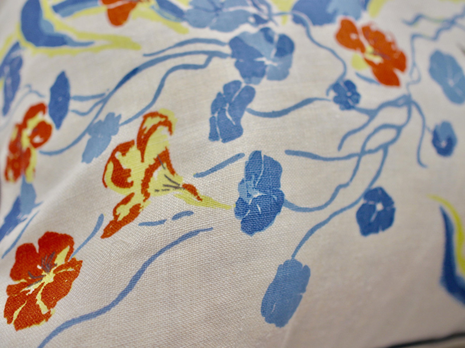 Lake August "Agave Americana" 24" Square Hand Blocked Linen Pillow - 7