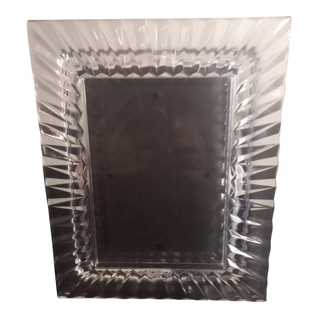 1960s Mikasa Crystal Photo Frame: It is Mikasa Crystal 3.5"x 5" Photo Frame. Great decor & photo holder piece. Matches with other Mikasa pieces sold separately. Procured at an estate auction. Condition: Alterations: Original