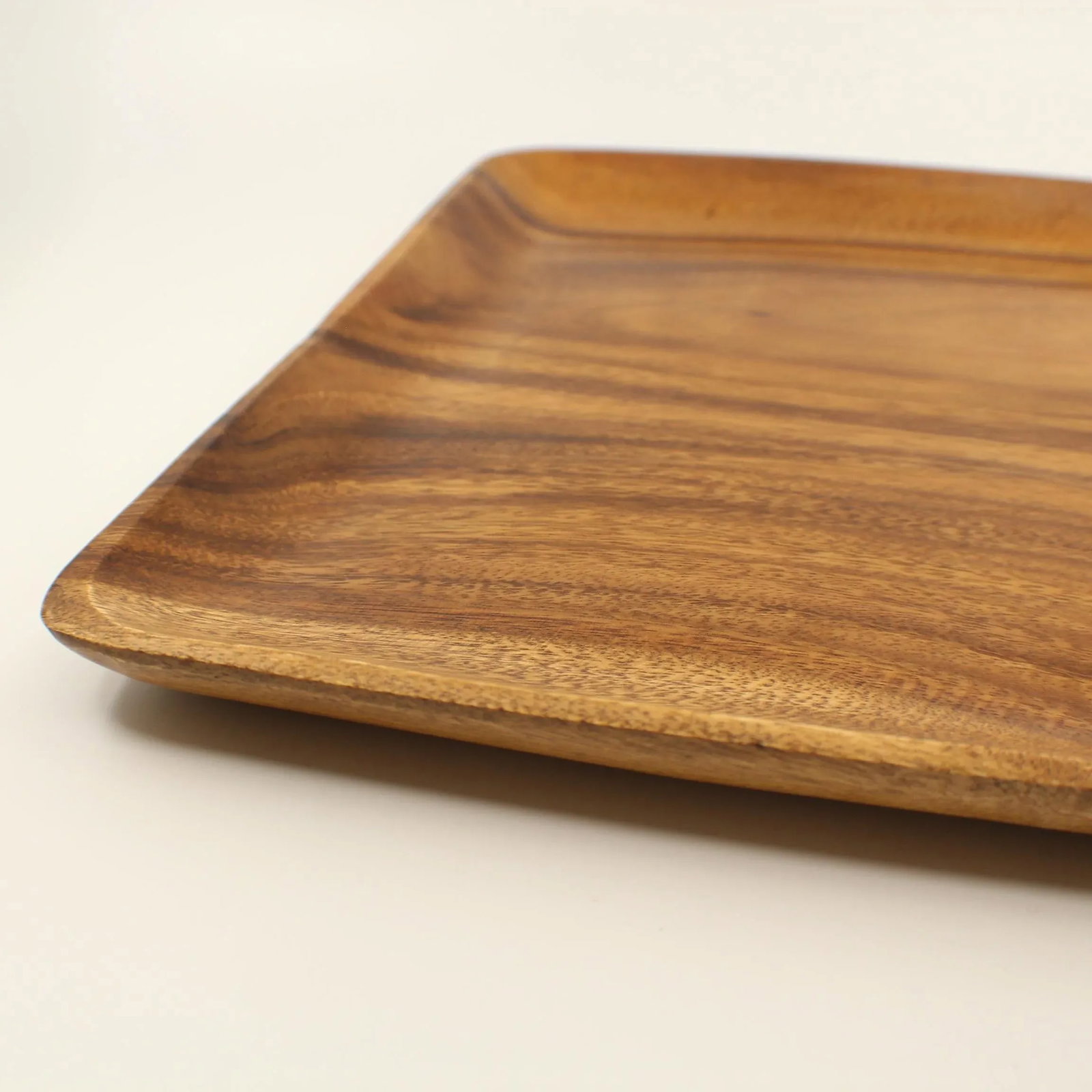 Mid 20th Century Monkey Pod Square Dish Tray - 3