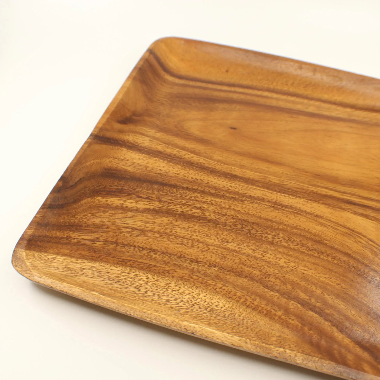 Mid 20th Century Monkey Pod Square Dish Tray - 4