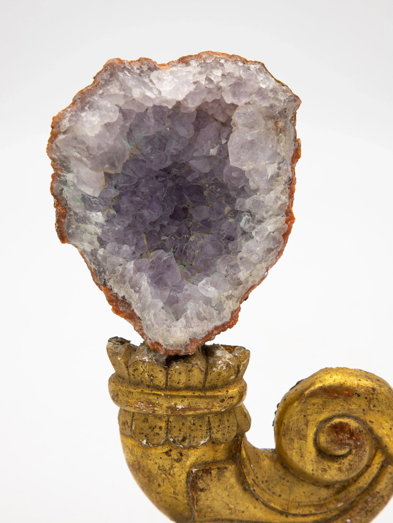 Reclaimed Gilt Fragment With Pale Amethyst - 7