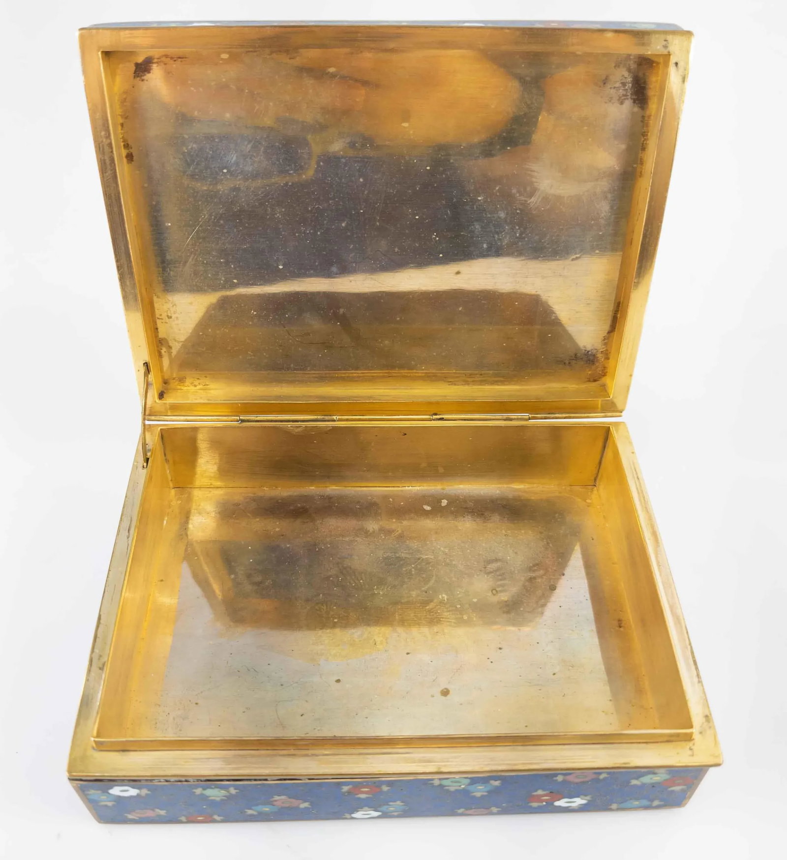 Japanese Cloisonne Enamel Box - 10
