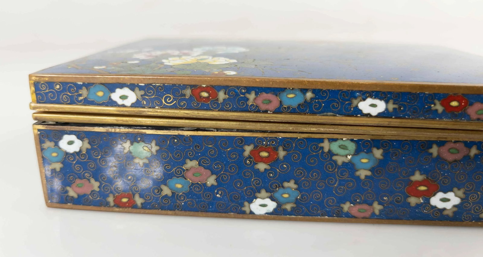 Japanese Cloisonne Enamel Box - 12