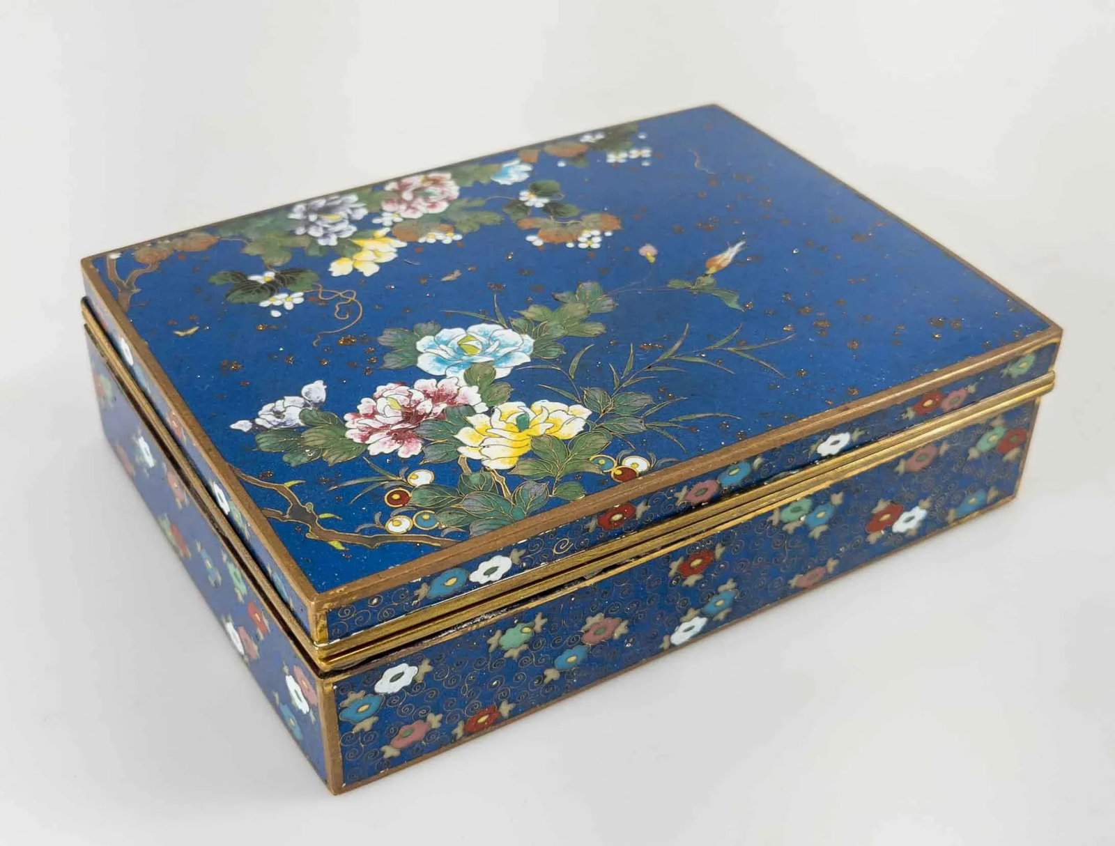Japanese Cloisonne Enamel Box - 13